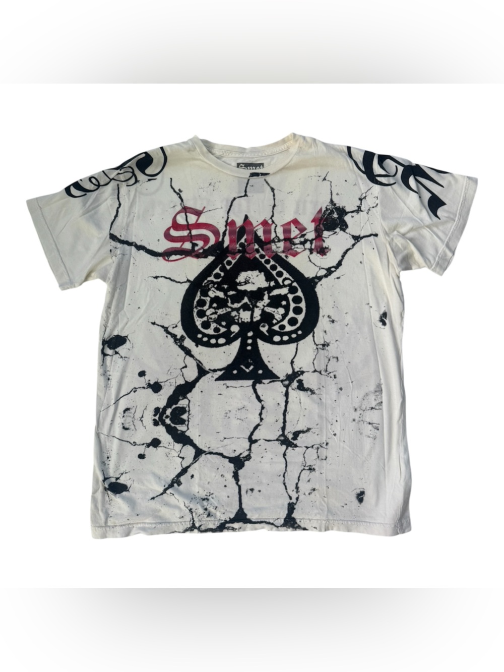 SMETS Born on the Street Graphic T-Shirt Men’s L Made in Italy Tattoo Y2K